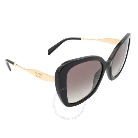 prada sunglasses 1ab0a7 sunglasses|Prada Grey Gradient Butterfly Ladies Sunglasses PR 57US .